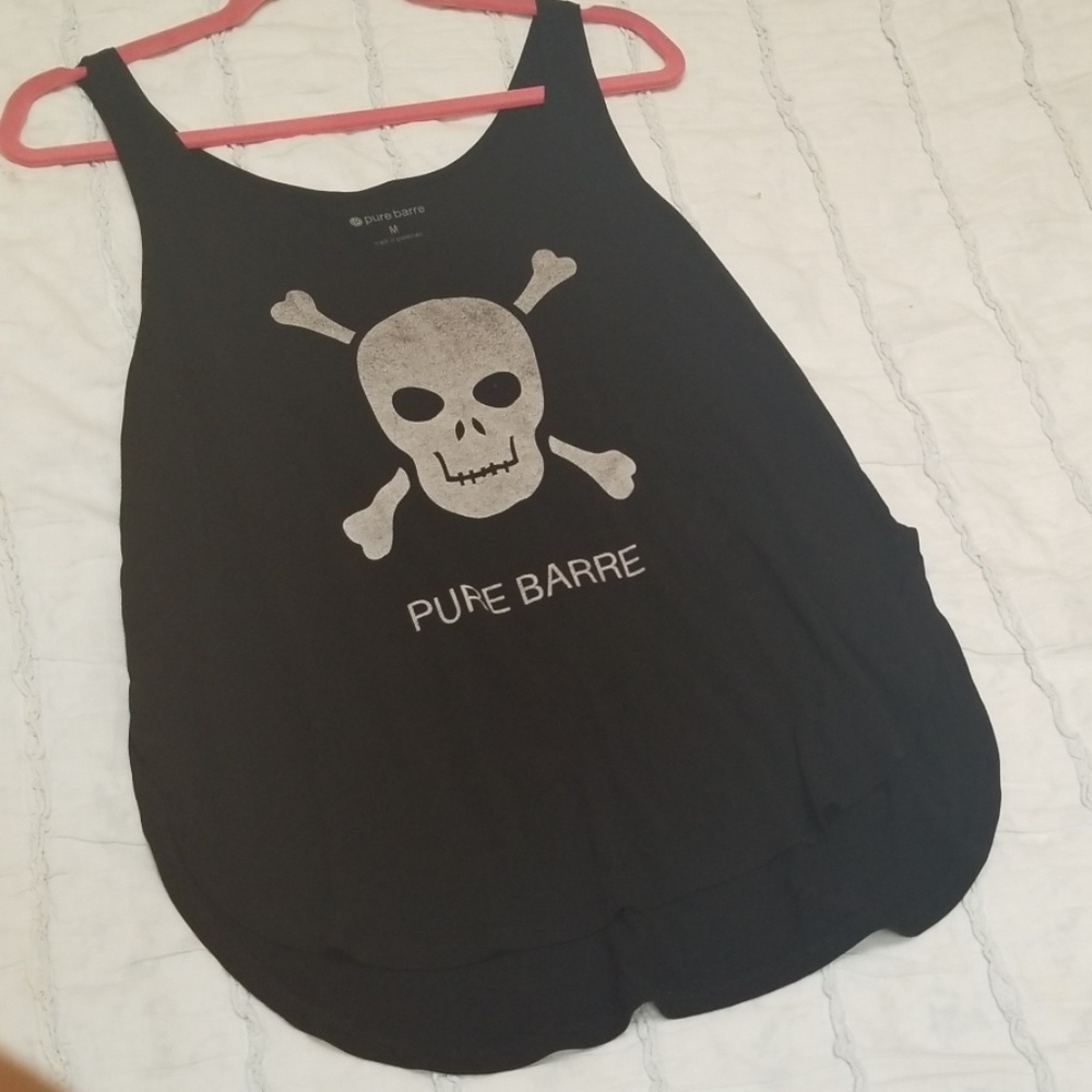 Pure barre cross and bones tank